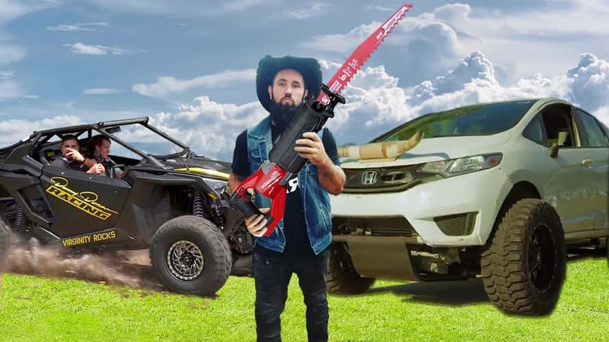 Some Crazy Person Stuck a Honda Fit Body Onto a Polaris RZR Frame