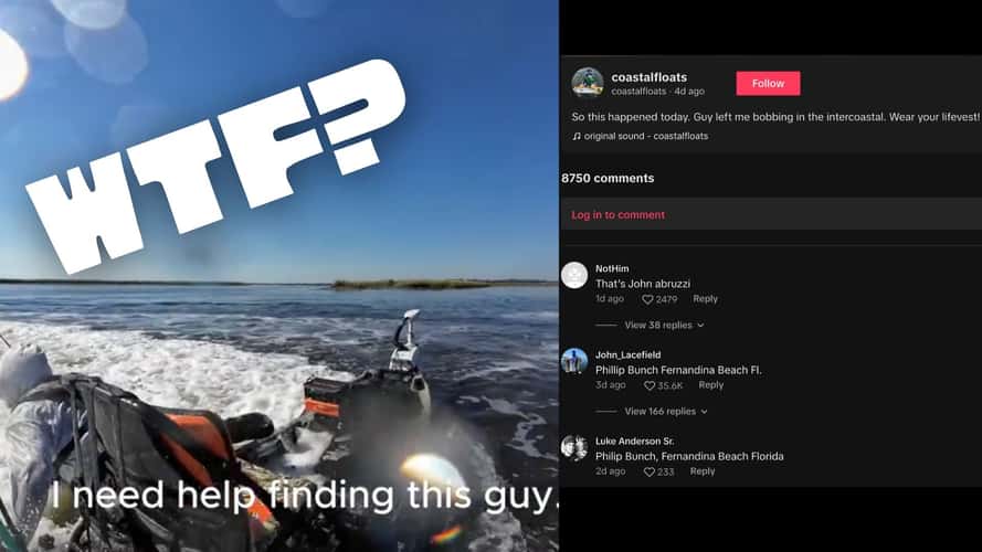 PWC Jackass Knocks Fisherman Off His Boat, Immediately Gets Arrested