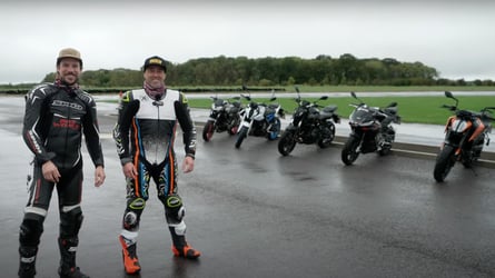 Watch This 5-Way Drag Race Featuring Your Favorite Middleweight Naked Bikes