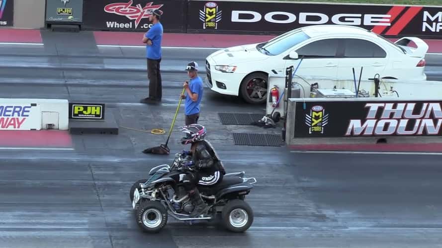 Watch a Cop Car Race an ATV, and Lose