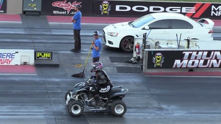 Watch a Cop Car Race an ATV, and Lose